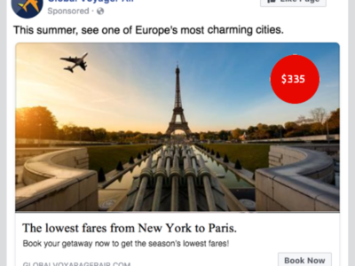 Facebook Ads per i viaggi